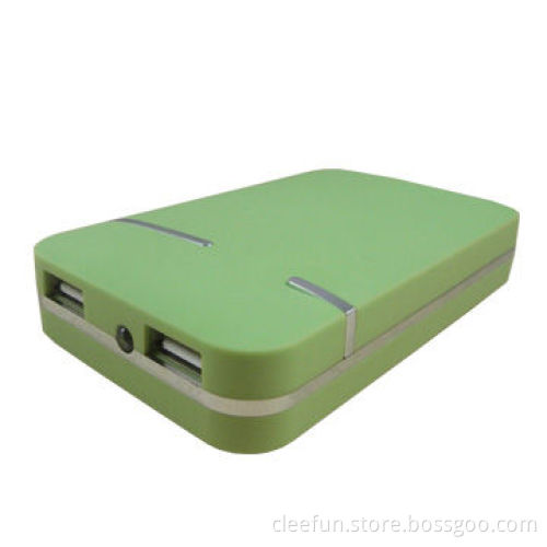 2014 Hot Sale 7,800mAh Portable Double Charger for Smartphone, mp3/mp4